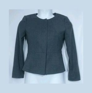 Talbots Stretch Wool Zip Front Fitted jacket 6P